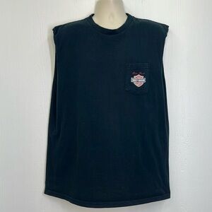 Harley Davidson - 2005 Bald Eagle Pacific Harley Honolulu Hawaii Tank Top SZ XL